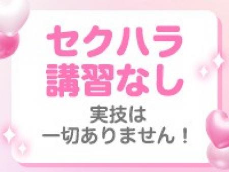 セクハラ面接、実技講習一切ありません！