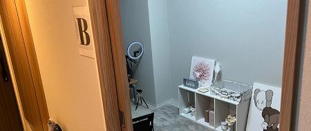 カギ付き扉もありプライベートスペースも確保